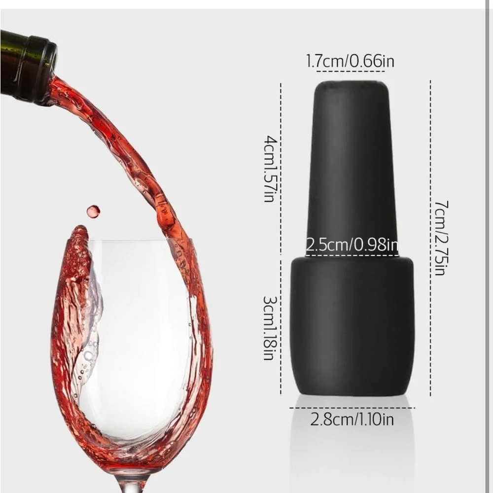 NEW Silicone Wine Bottle Stoppers - Set of 8